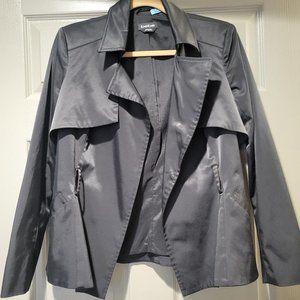 Bebe Satin Belted Jacket